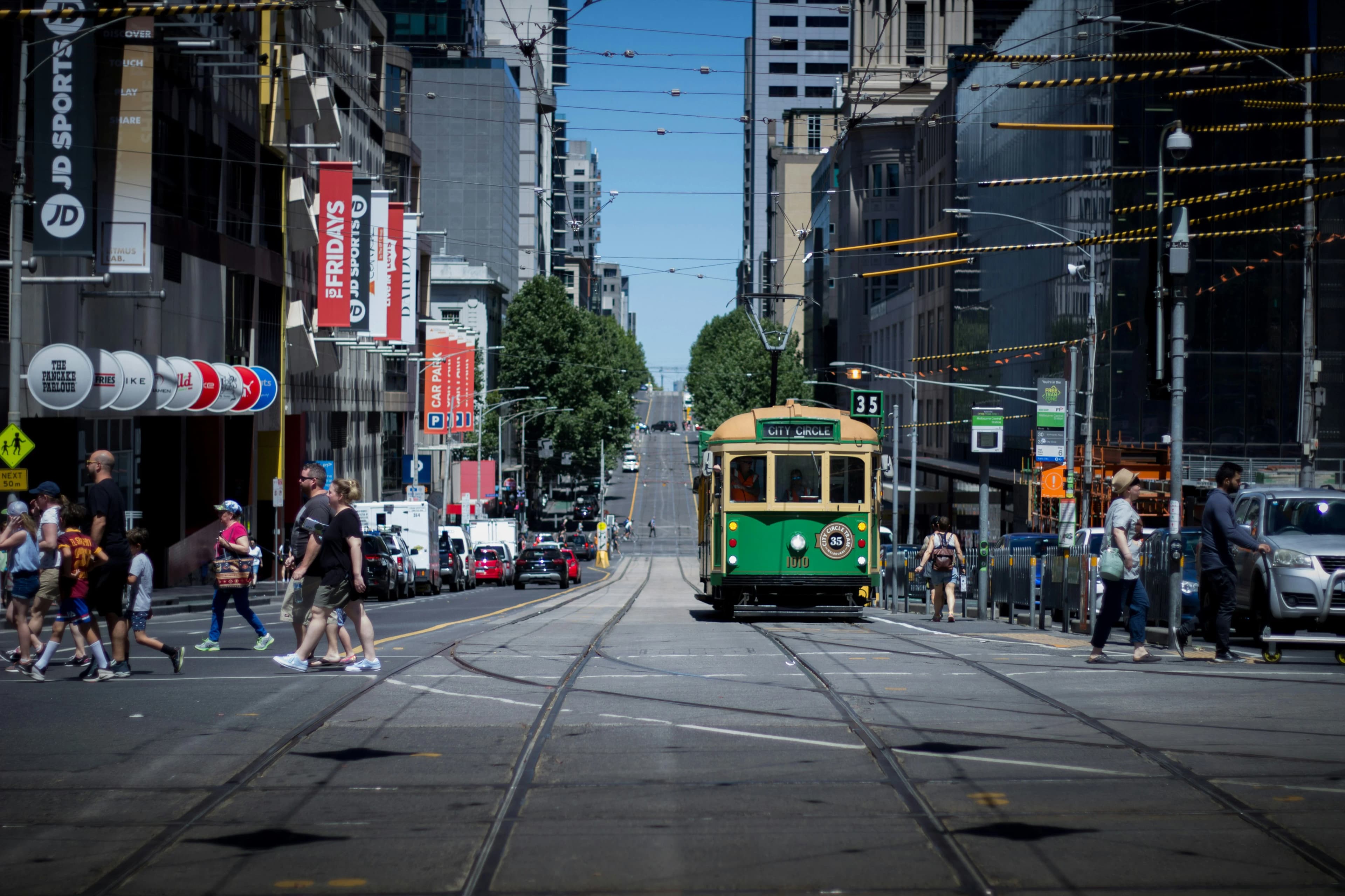 Melbourne CBD streets — ME CABS local drivers know the grid