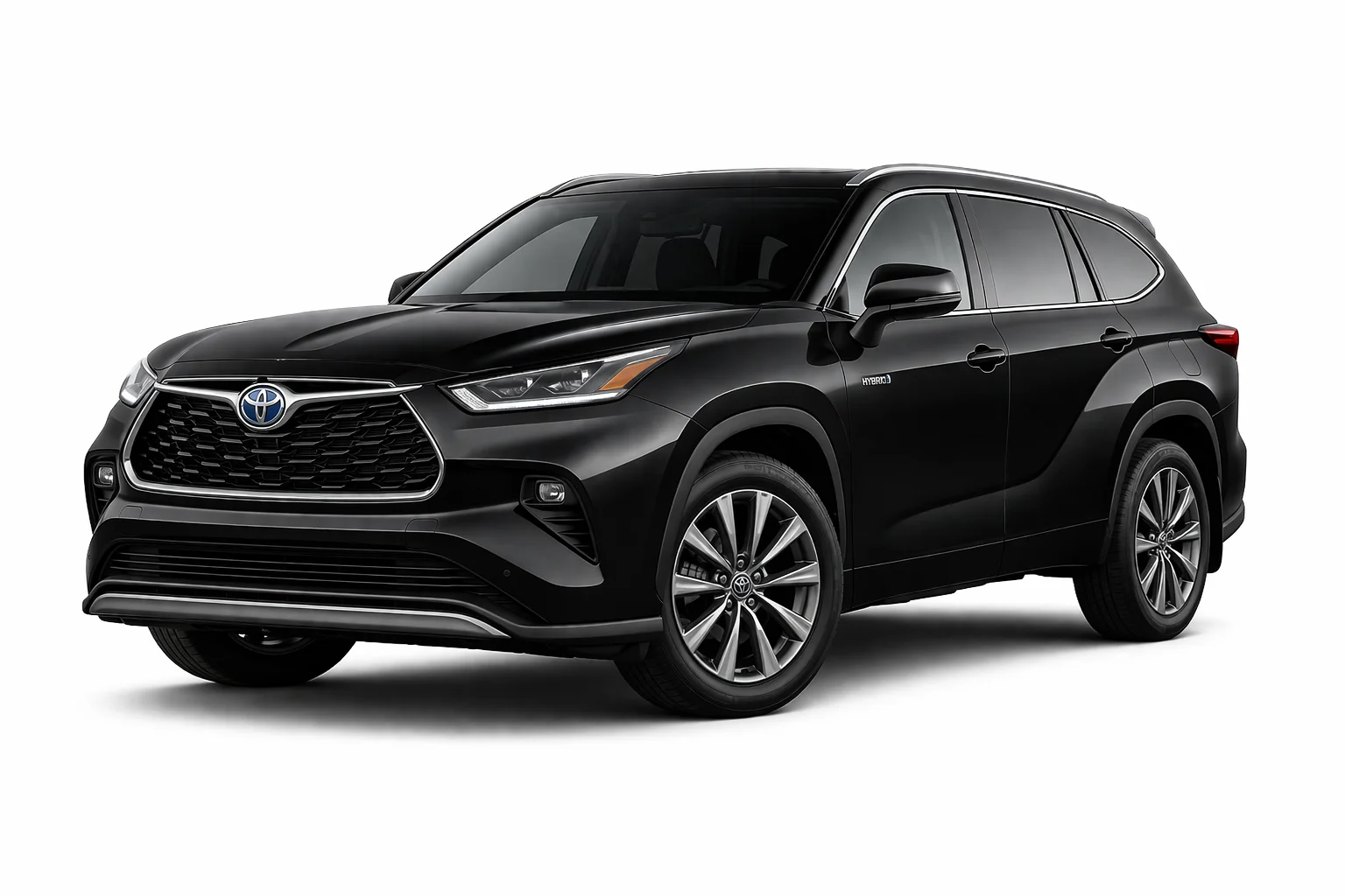 Premium SUV — Lexus RX or Mercedes GLE, side-on.